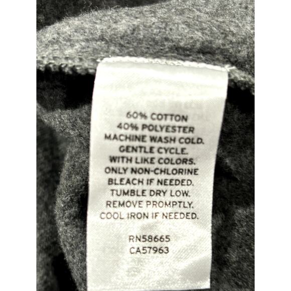 14th & UNION Women's Grey Peplum Hem Crewneck Sweater Sz M - Picture 7 of 7